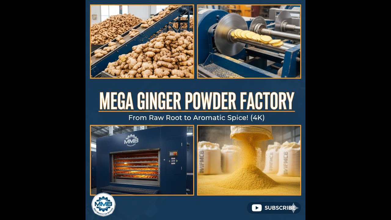 Mega Ginger Powder factory
