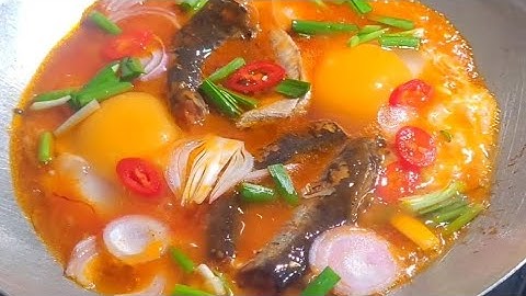 Bất ngờ với món cá mòi trứng thơm ngon ắn bánh mì ,cơm ,bún gì cũng điều ngon