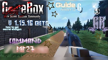 Gorebox, How to get the secret shotgun (guide) [works on 1.15.16 beta]