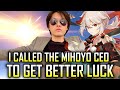 I called the Mihoyo CEO to boost summoning luck