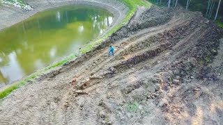 Our Three Day Pond Build Failed  Starting Dam Repair  Part 1