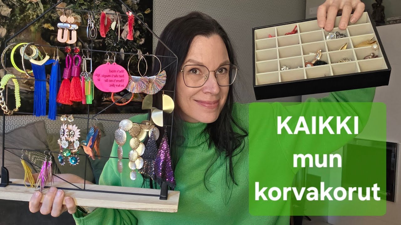 ASMR SUOMI / Esitellään mun KAIKKI Korvikset!