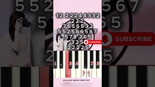 Piano tutorial ,Choom #kpop #babymonster