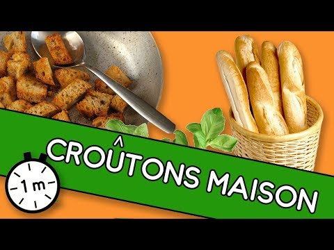 Vidéo: Comment Faire Une Soupe à La Crème Au Fromage Avec Des Croûtons