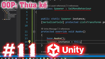 Tính thừa kế trong OOP - Làm Game Unity - E11