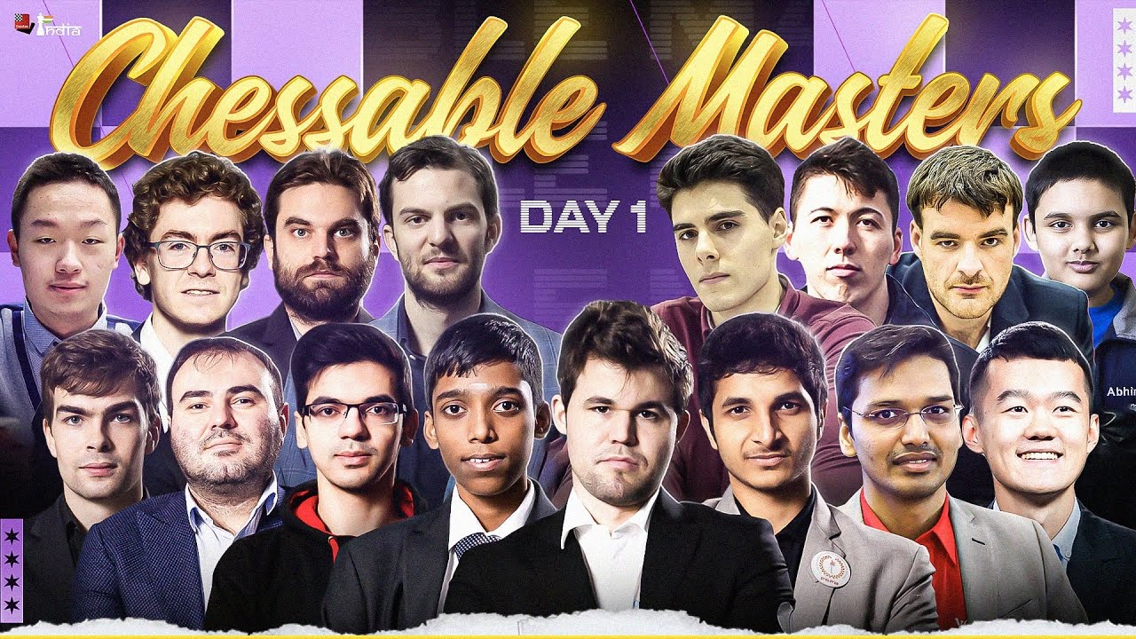 Chessable Masters Day 1 CCT ft. Vidit vs Hari, Pragg Live