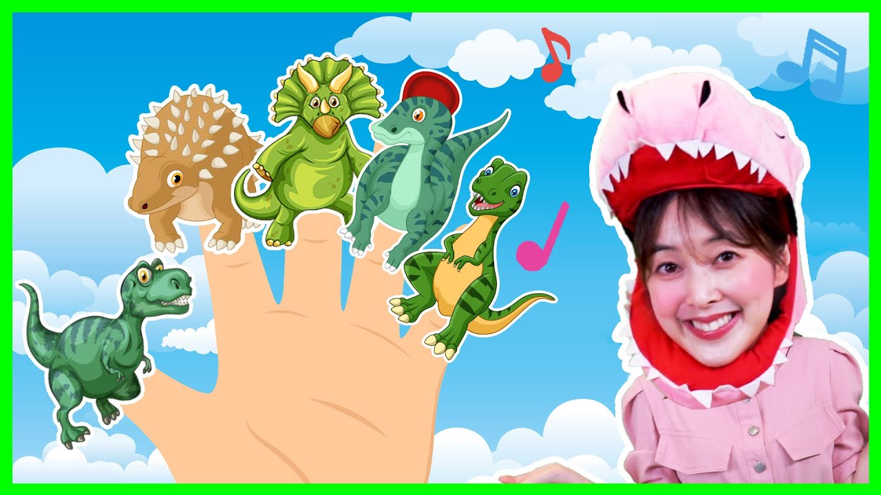 Five Finger Family dinosaurs kids Song-Nursery Rhymes & Kids Songs 다니 공룡 핑거패밀리송 어린이 유아 인기동요 [DAN