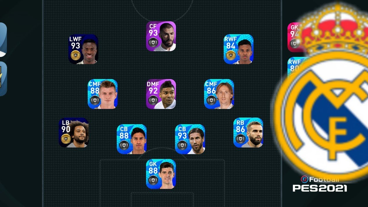 Squad Building Challenge PES 2021 Mobile||Episode 1 - REAL MADRID CF