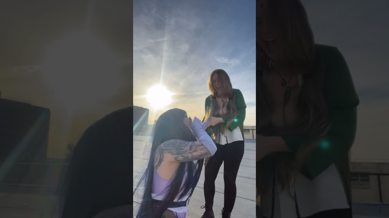 3..2..1 OOPS😂 so glad we got this on video 😅 @nenasmind 🖤 #cosplay #fails  #naruto