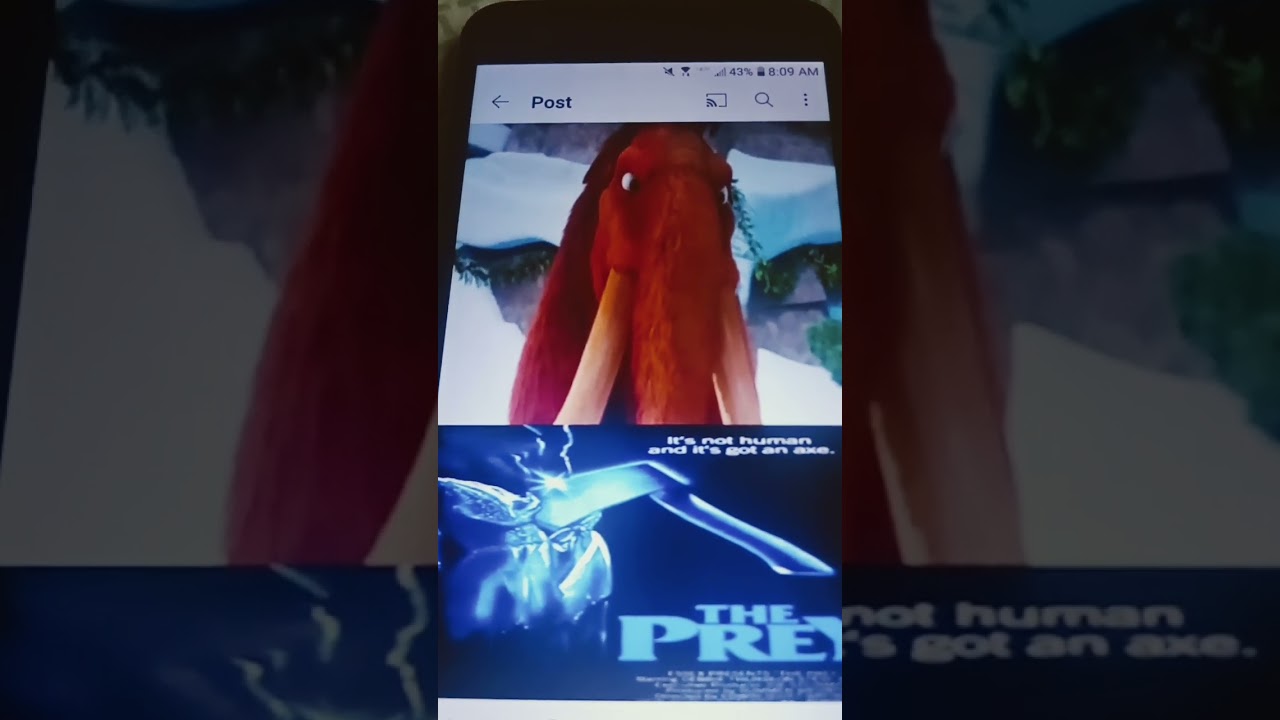 Manny (Ice Age) Dislike The Prey (1983) 