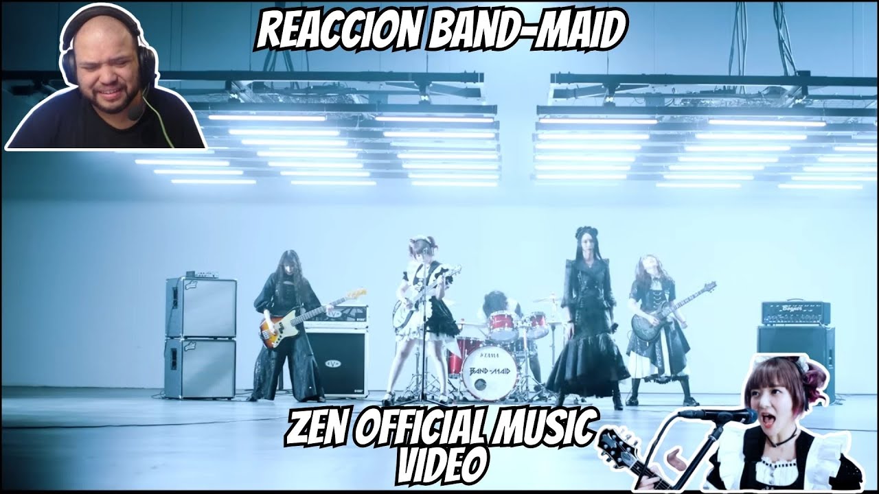 Primera vez reaccionando a BAND-MAID  Zen (Official Music Video)　MAPPA Anime 