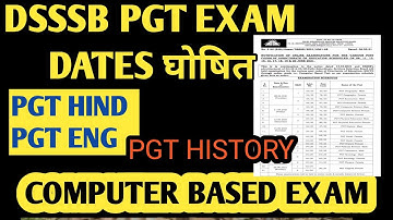 DSSSB की PGT पोस्ट के लिये EXAM DATES घोषित हुई,DSSSB PGT EXAM DATE,दिल्ली में TR कैसे बने,TECHYSIRJ