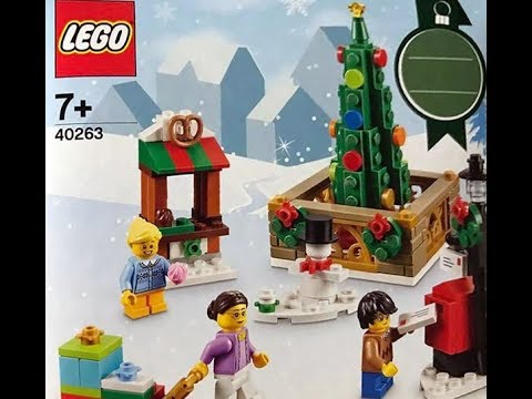 lego 40263 christmas town square