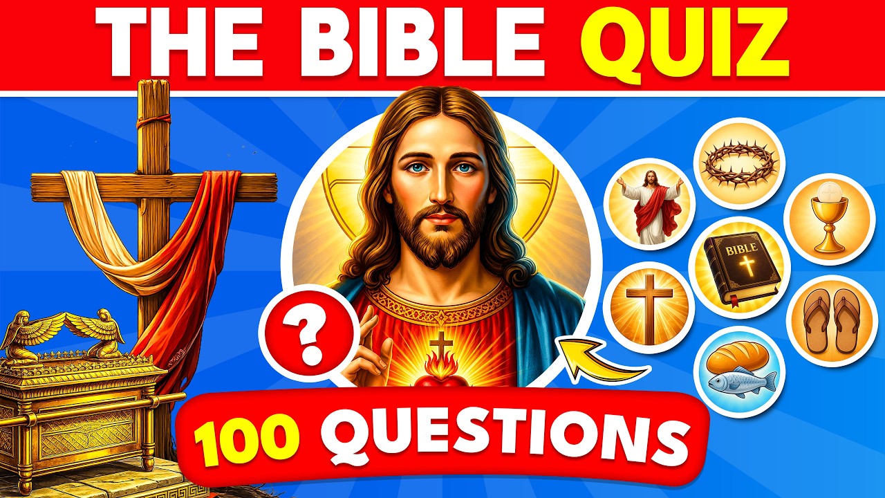 100 ULTIMATE Questions About JESUS! ✝️ Only 1% Get 70+ Right! | The Quiz Zone