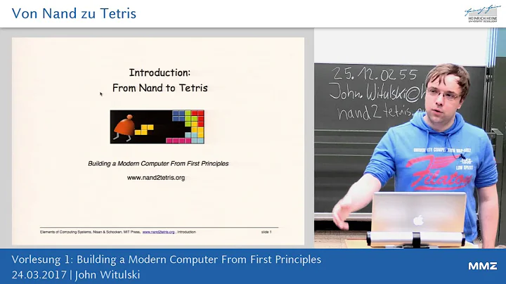 Von NAND zu Tetris 1 - Boolean Logic and Arithmetic