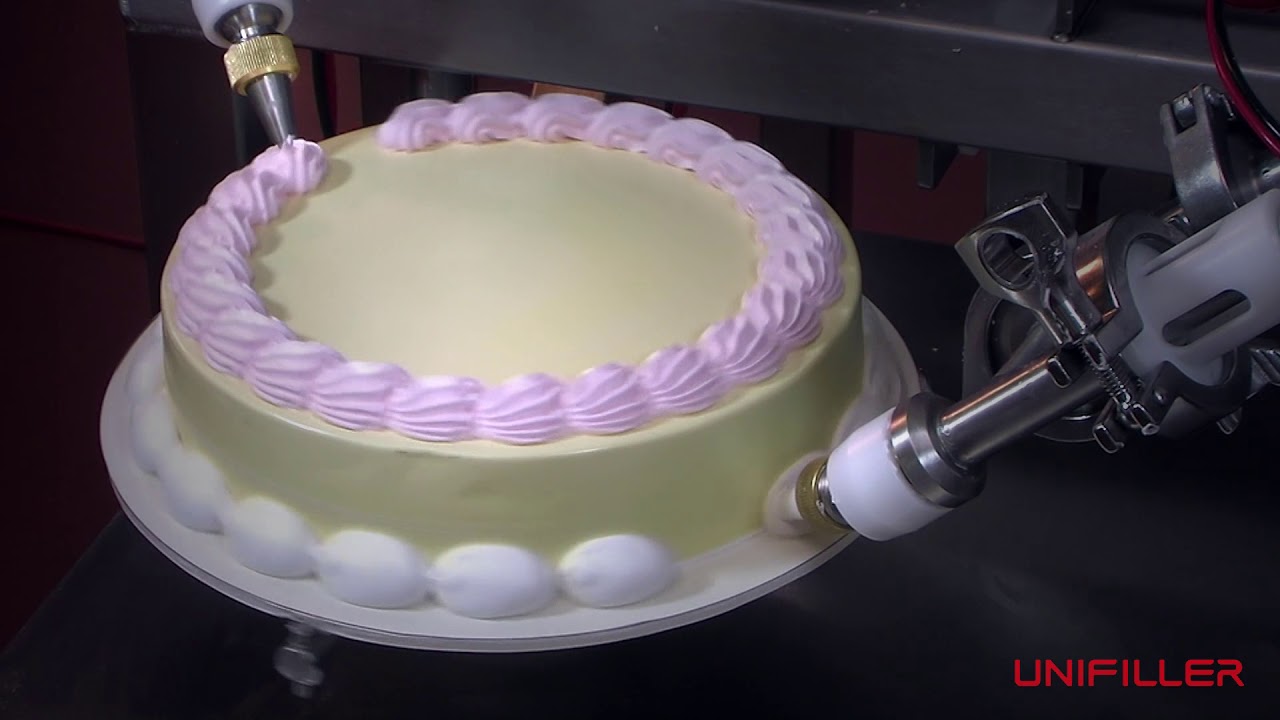 Round Cake Production with Unifiller Depositors and Decorating ...