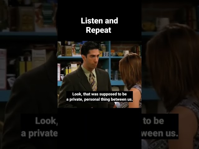 Learn English Conversation with Friends Series