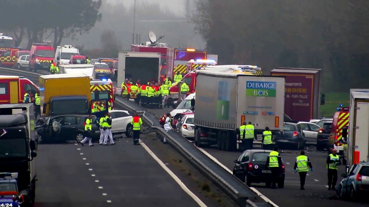 Accident 4 Voies Aizenay La Roche Sur Yon