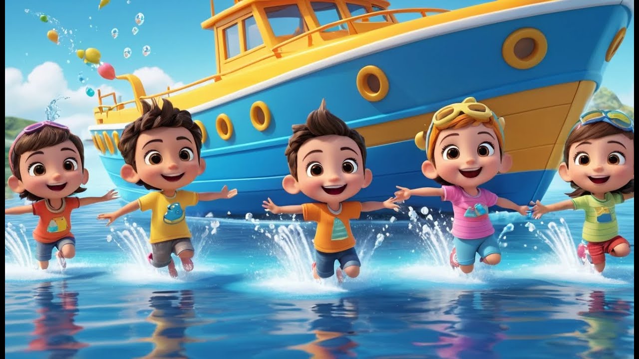 Counting Boats Sailing the Ocean | Fun Kids Counting Song | Adventure Rhyme for Toddlers & Preschool