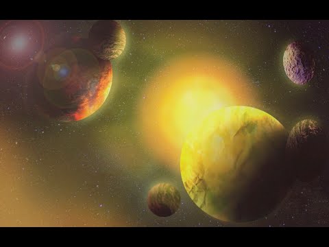 Creating a solar system from scratch: Digital Edit, photoshop - speed art.