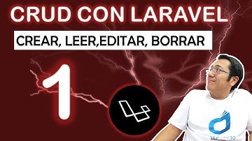 👨‍💻 Como HACER un CRUD en laravel// video (1) Instalación