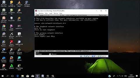 Configurasi dhcp server Debian 9