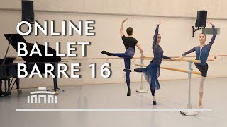 Ballet Barre 16 (Online Ballet Class)  Dutch National Ballet