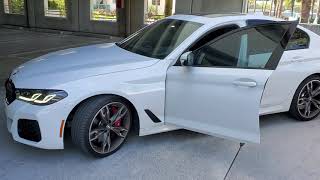 In Miami 2021 BMW m550i xdrive hidden features and review