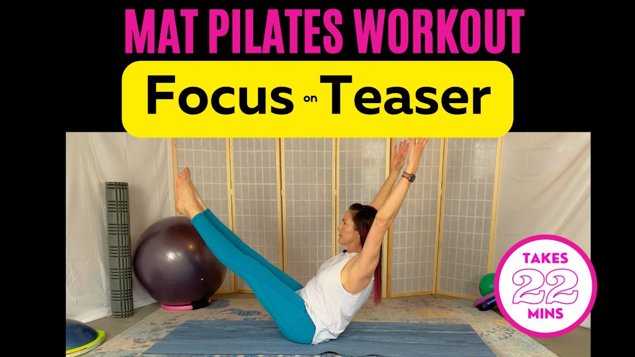 Pilates Workout: Learn to Do Pilates Teaser on The Mat