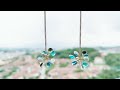 冰雪花球耳飾Snow Flower Ball Drop Earring