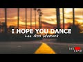 Lee Ann Womack - I hope you dance (lyrics)