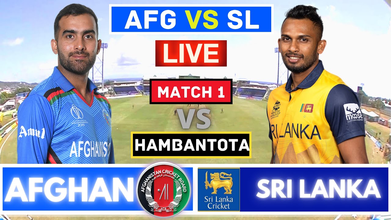 🔴Live Cricket Match Today Sri Lanka vs Afghanistan 1st Odi Live Scores SL vs AFG Live Streaming