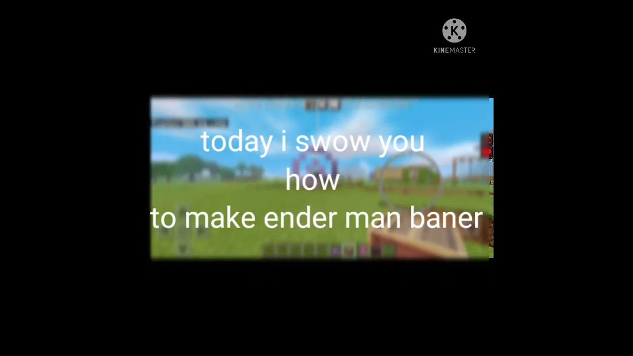 how to make enderman banner ।। Minecraft YouTube