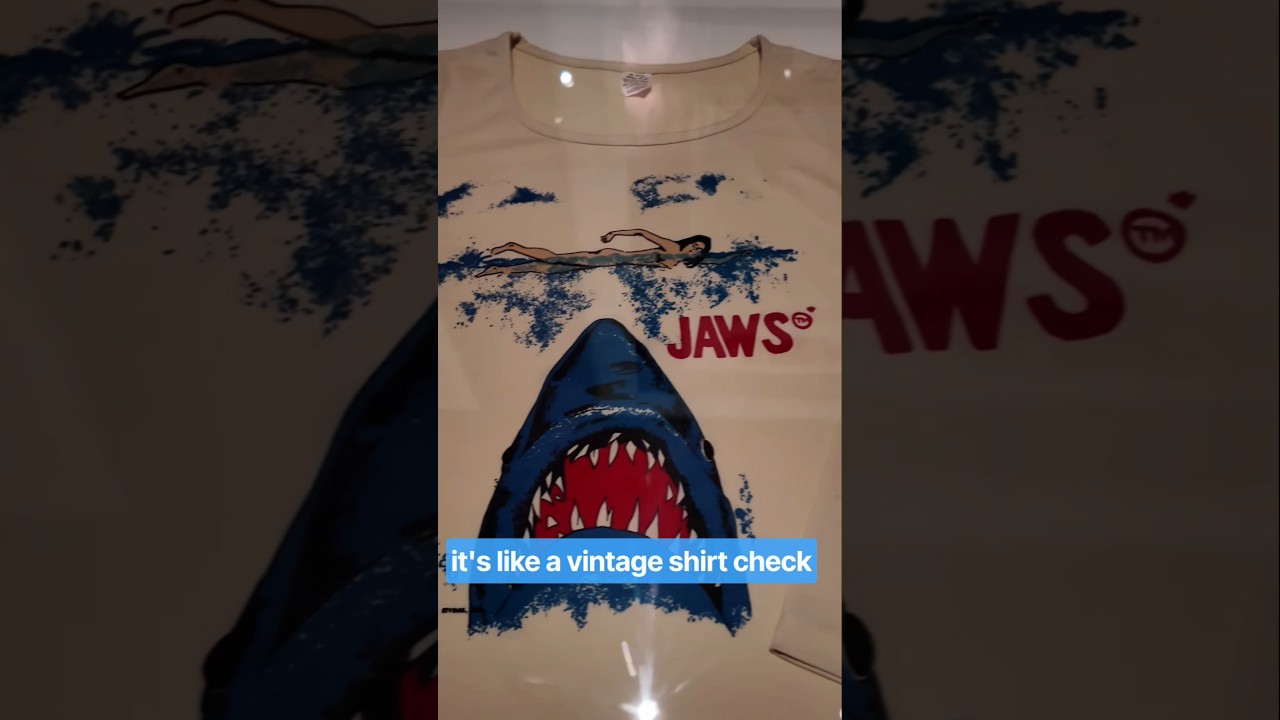 RARE and vintage Jaws merch.