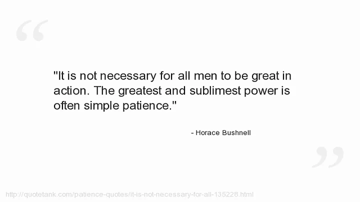 Horace Bushnell Quotes
