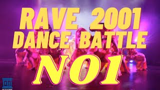 RAVE2001 DANCE BATTLE NO１「J-SOOS VS TETSUO」「DOOP VS PYRO」BEST12：1回戦
