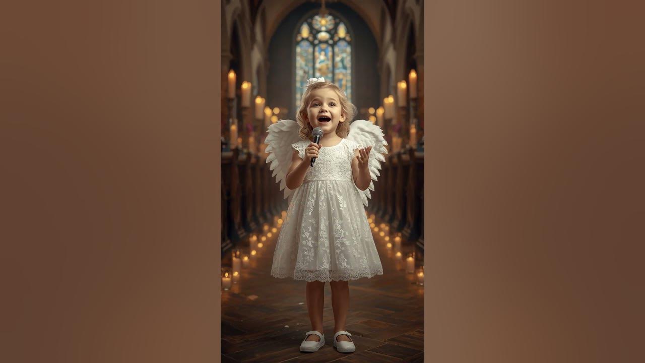 Tiny Angel Serenades Church with “Hallelujah”