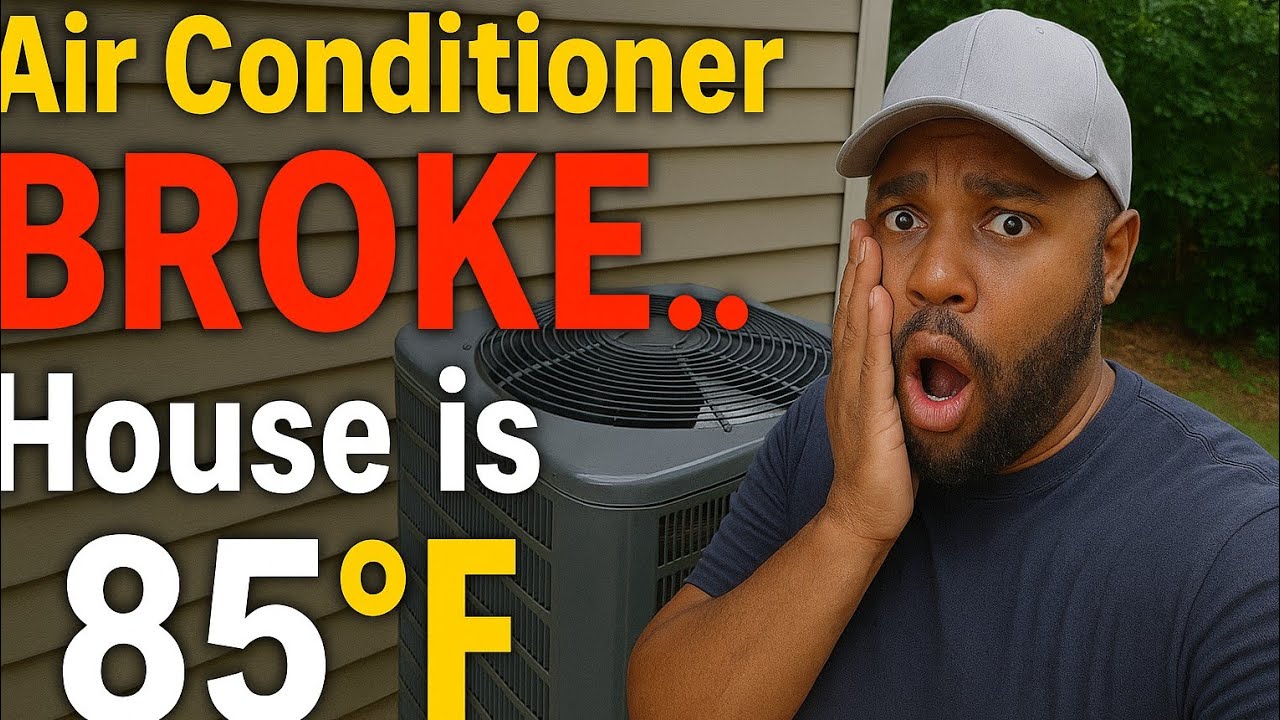Bad  85° Inside! The Condenser FAILED — Here’s What Happened… 🧊 Katy AC Repair 🔥