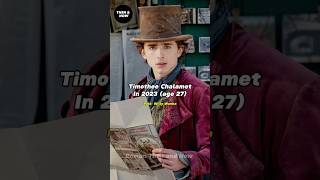 Wonka: Cast Then and Now #wonka #willywonka #shorts