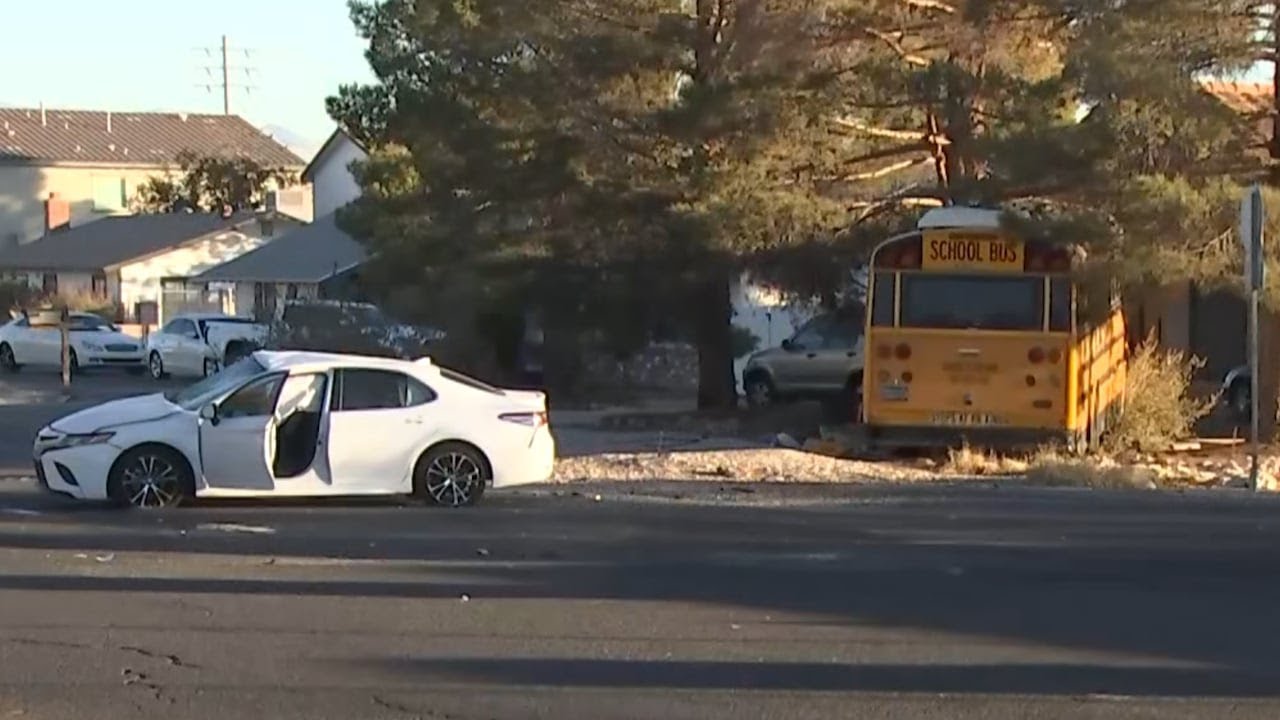 Las Vegas school says bus driver in crash with suspected DUI driver has ...