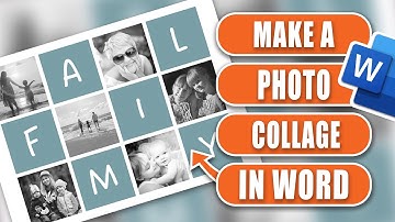 Maak verbluffende fotocollages in Word - voeg tekst, vormen en stijl toe!