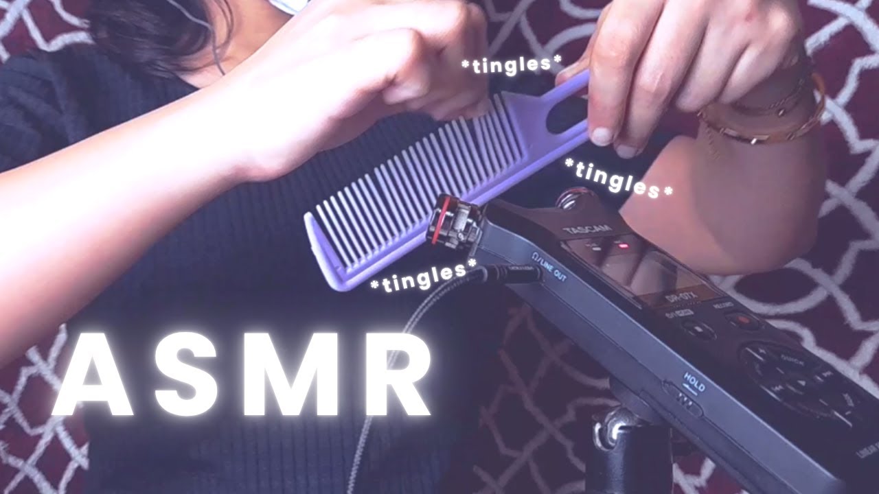 ASMR RIDGES, COMB, TEXTURES, BUMPY etc - TINGLY TRIGGERS (NO TALKING)