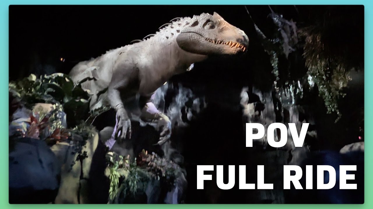 POV: “Jurassic World – The Ride” @ Universal Studios Hollywood | Full Ride Experience 4K
