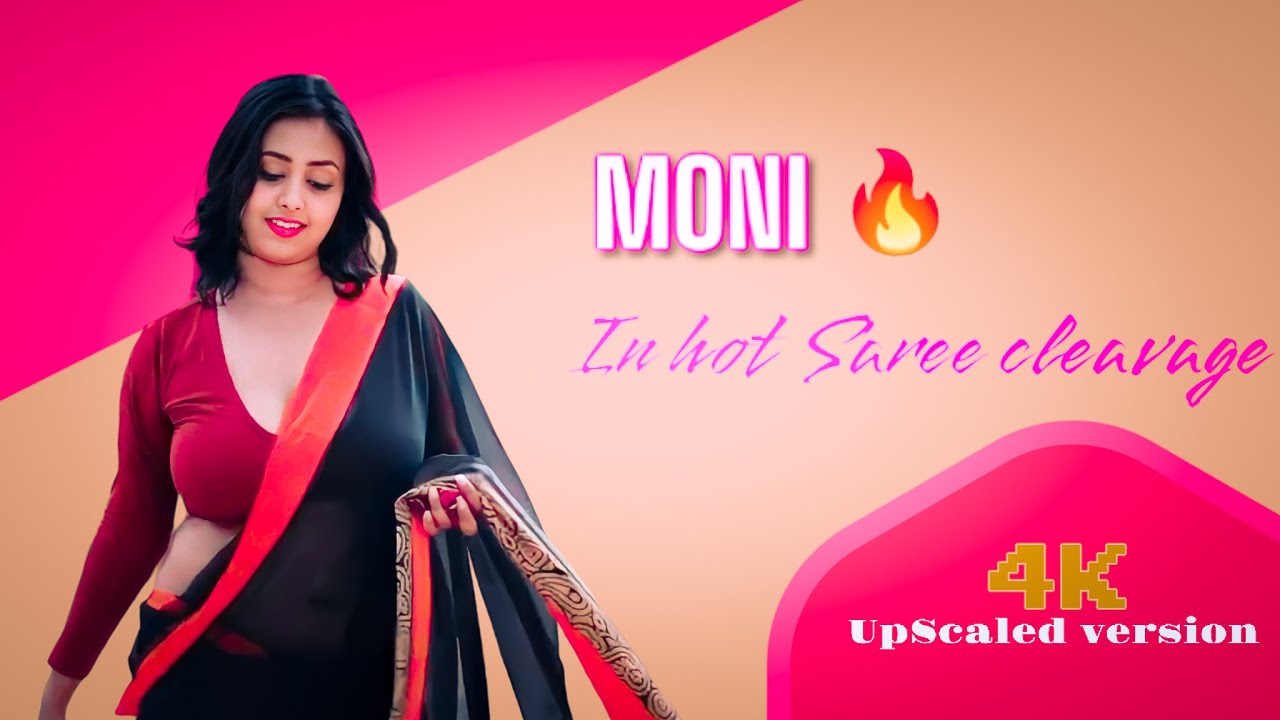 MONI in the hot Saree navel show  UpScaled version 