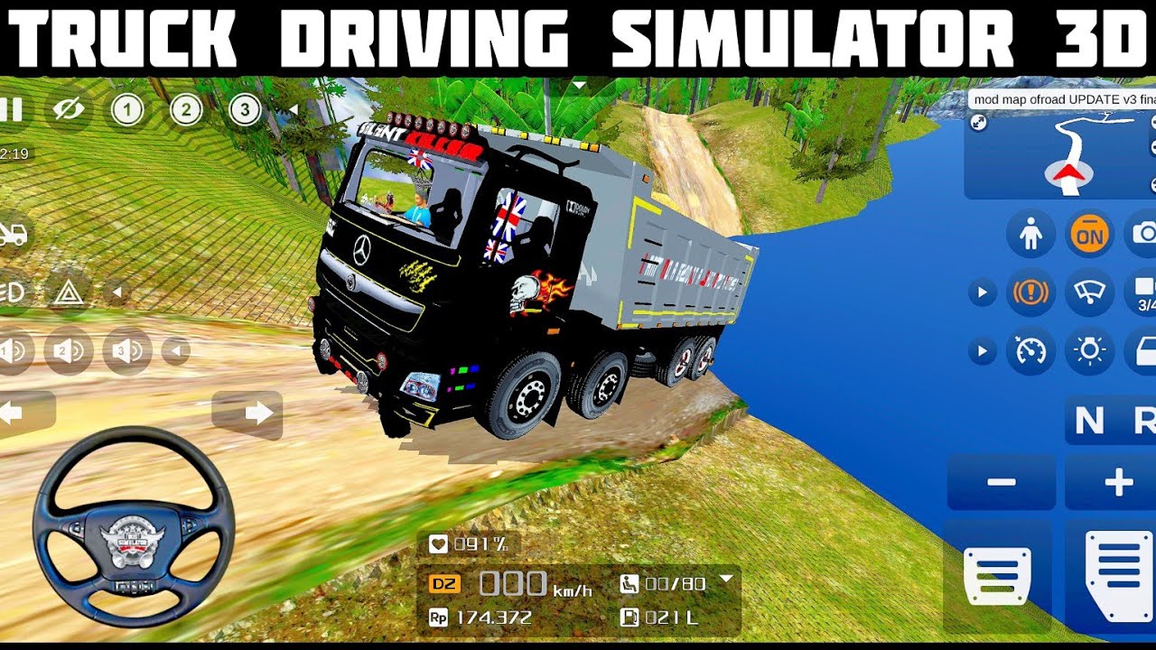 Truck Driving Simulator 3d Cargo Truck Driving In Offroad Mod
