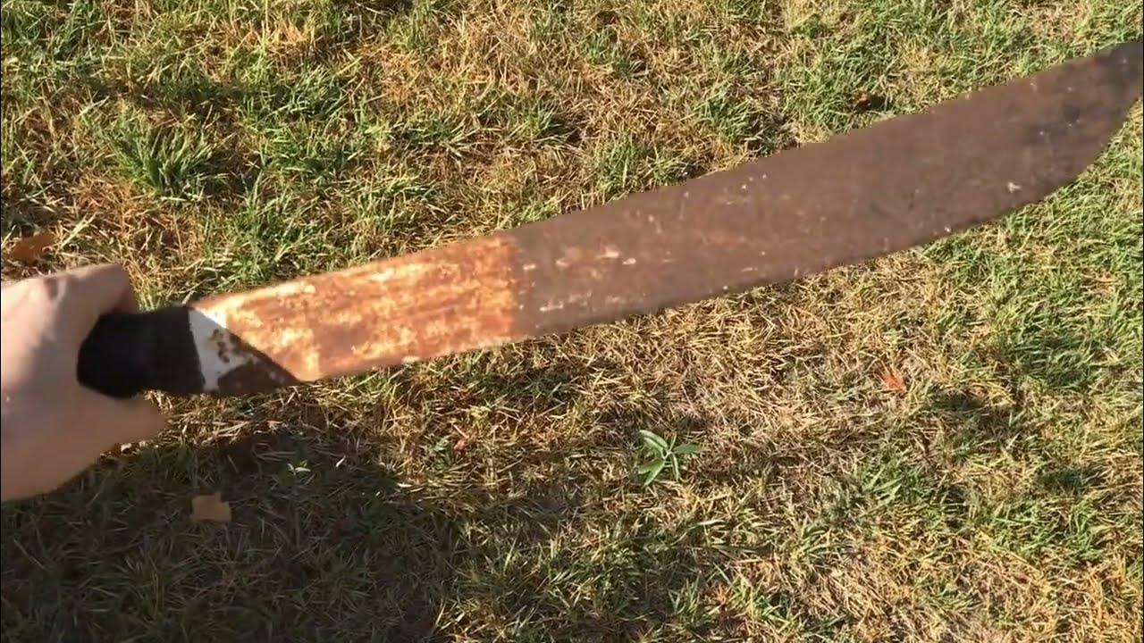 Machete Restoration with Pro Sharpening Supply Step By Step