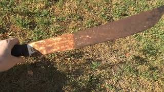 Machete Restoration with Pro Sharpening Supply   Step By Step Instructional HowTo