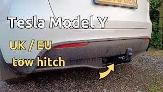 Tesla Model Y tow hitch for UK/EU vehicles - all you need to know