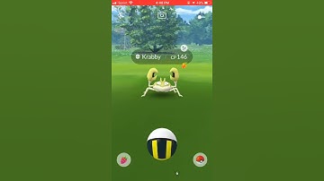 Catching Shiny Krabby in Pokemon Go!