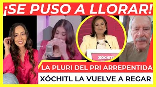 ¡SE PUSO A LLORAR! SE ARREPIENTE POR BURLARSE DE LOS MEXICANOS LA PLURI DEL PRI. FOX VS SHEINBAUM